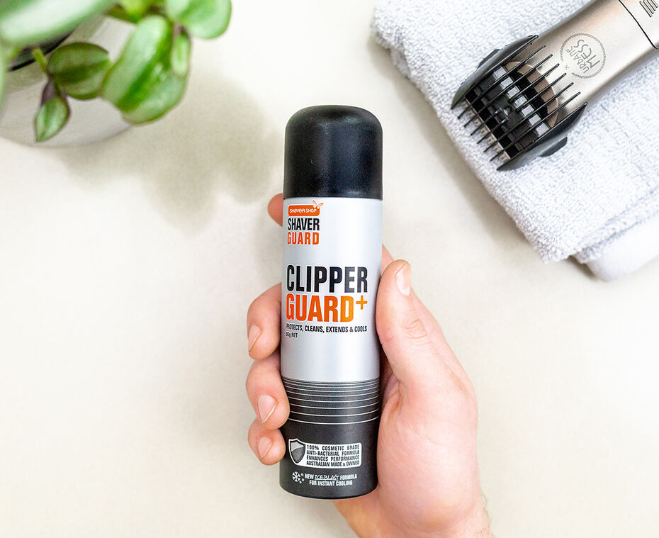 Clipper Guard Clipper Guard Sanitise and lubricate your Clippers